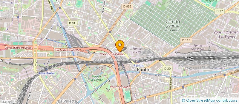 localisation de l'entreprise DENIZ PAYSAGE  PANTIN