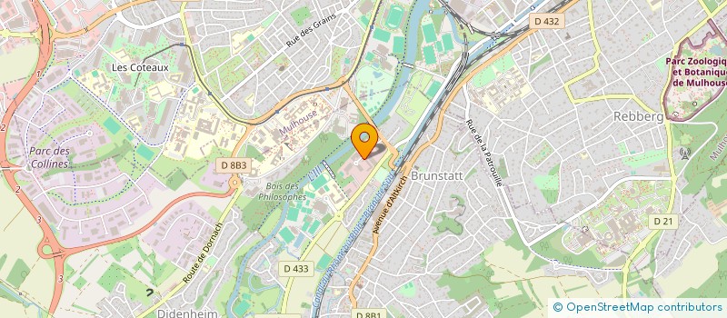 localisation de l'entreprise DENIZ SAS  BRUNSTATT-DIDENHEIM