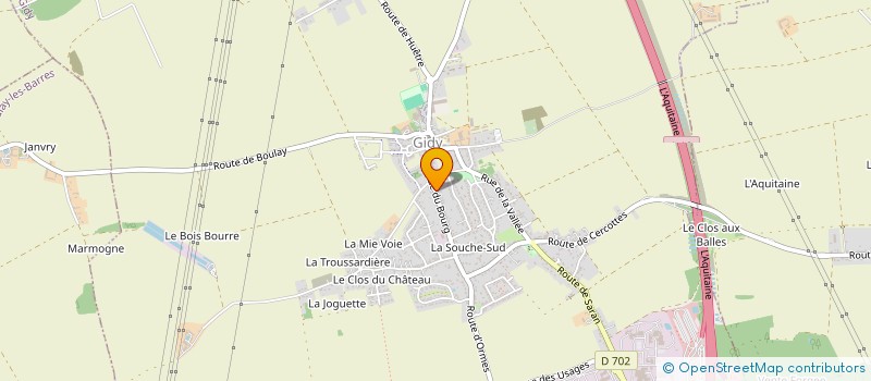 localisation de l'entreprise DENIZET ELECTRO HORLOGERIE SARL à LES SABLES-D'OLONNE