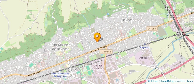localisation de l'entreprise DENIZOT PLOMBERIE CHAUFFAGE à BEYNOST