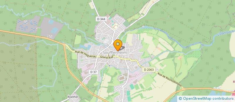 localisation de l'entreprise DENJEAN LES CYGNES  SOUFFLENHEIM