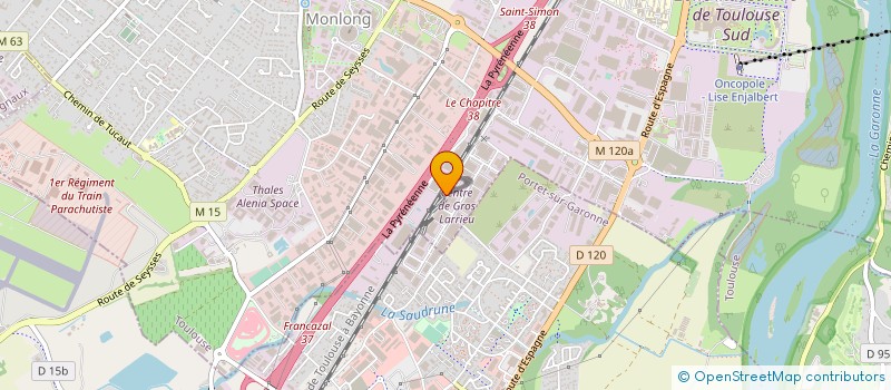 localisation de l'entreprise DENJEAN TRANSPORTS à TOULOUSE