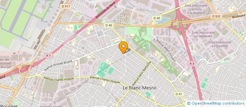 localisation de l'entreprise DENKI à LE BLANC-MESNIL