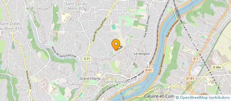 localisation de l'entreprise DENKU  SAINT-CYR-AU-MONT-D'OR