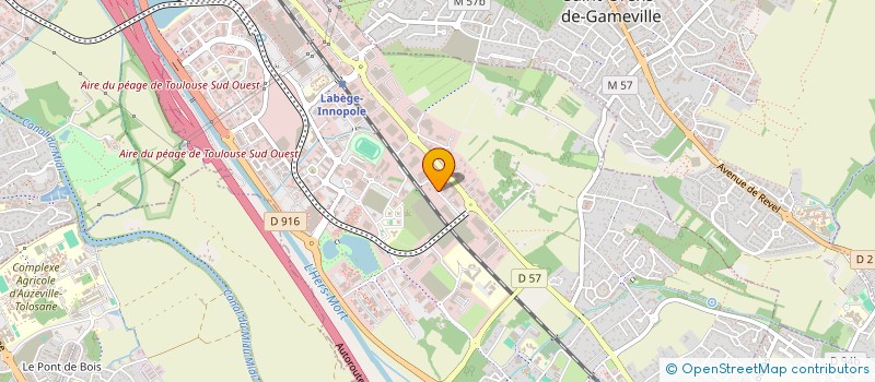 localisation de l'entreprise DENNK IMMO  LABEGE