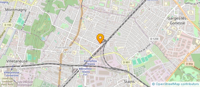localisation de l'entreprise DENO BAT à PIERREFITTE-SUR-SEINE