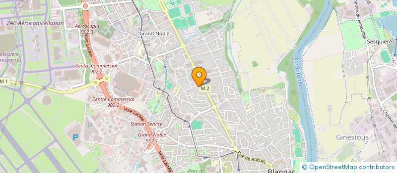 localisation de l'entreprise DENOMA  BLAGNAC