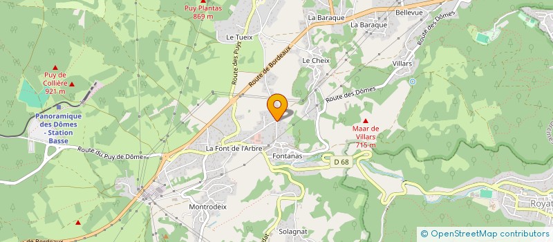 localisation de l'entreprise DENOMAISON INVESTISSEMENT  ORCINES