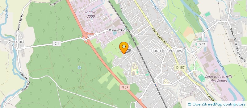 localisation de l'entreprise DENOMME IMMOBILIERE  THAON-LES-VOSGES