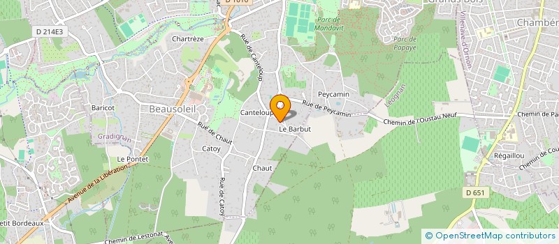 localisation de l'entreprise DENOT-LAMBERT  GRADIGNAN