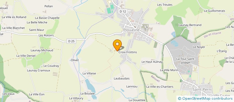 localisation de l'entreprise DENOUAL  PLOUASNE