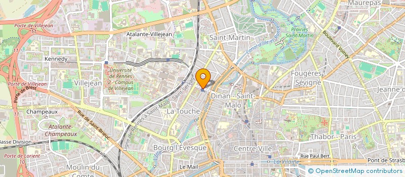 localisation de l'entreprise DENOUAL MULTISERVICES HABITAT à RENNES