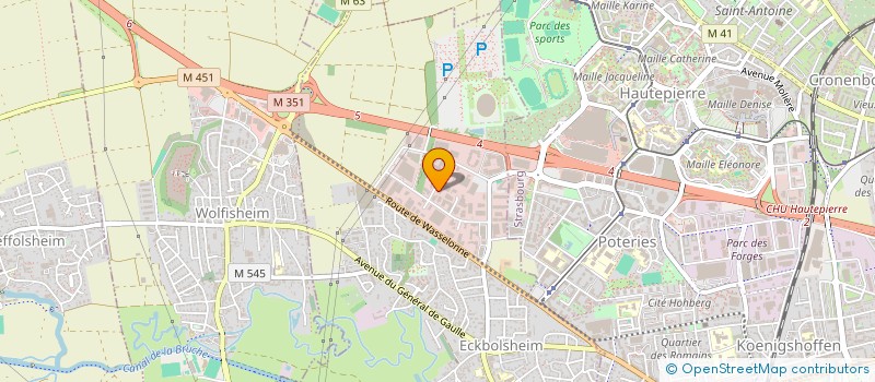 localisation de l'entreprise DENOX  ECKBOLSHEIM