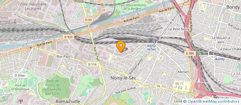 localisation de l'entreprise DENOYELLE ET FILS à NOISY-LE-SEC