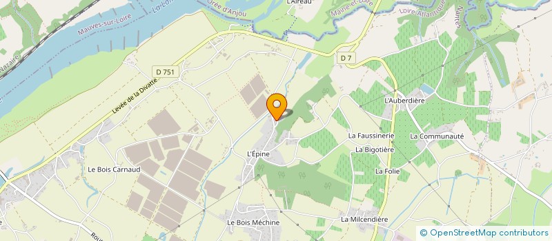 localisation de l'entreprise DENPRO HOLDING  DIVATTE-SUR-LOIRE