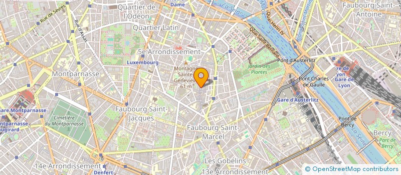 localisation de l'entreprise DENRO SARL à PARIS