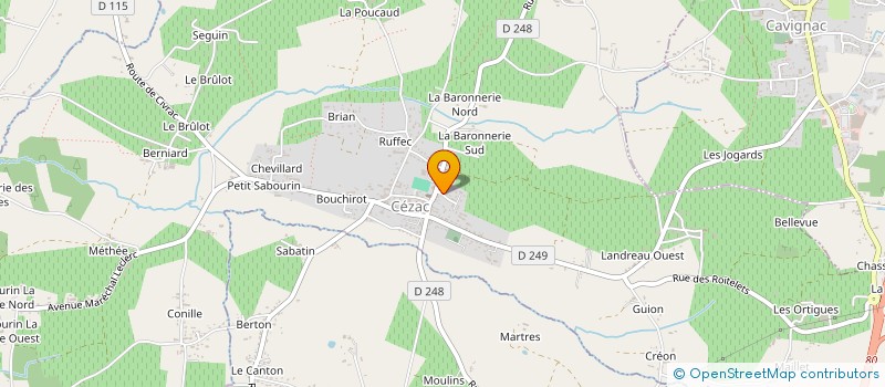 localisation de l'entreprise DENS EPISKEY  CEZAC