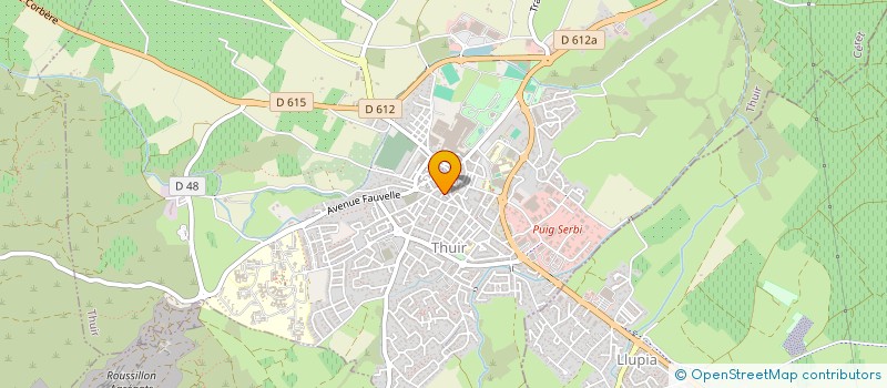 localisation de l'entreprise DENSITE 21 à THUIR
