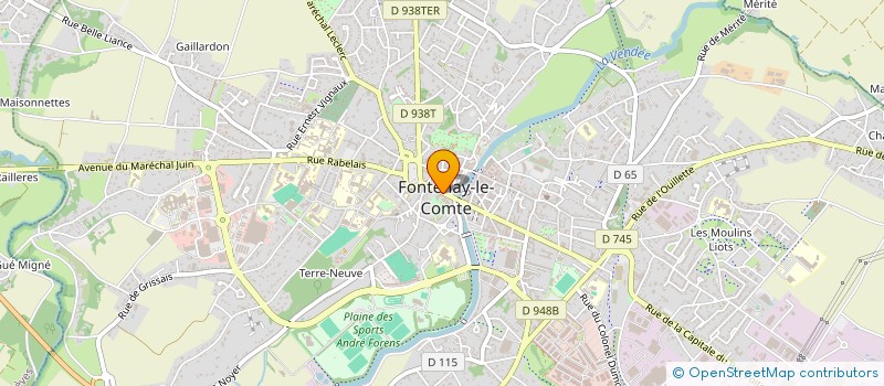 localisation de l'entreprise DENSITE JMP  FONTENAY-LE-COMTE