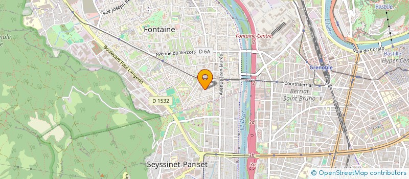 localisation de l'entreprise DENSITE PLUS IMPRESSION  FONTAINE