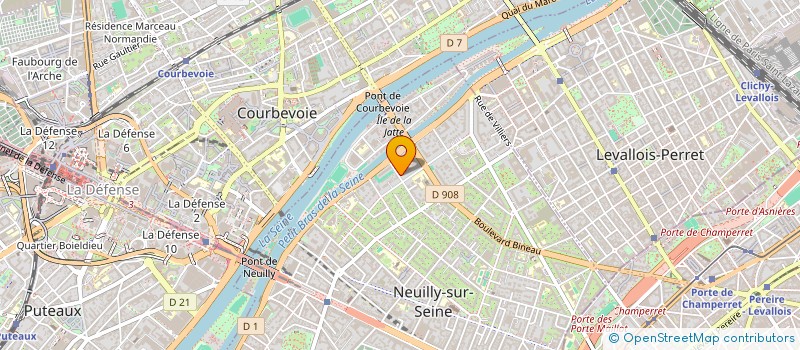 localisation de l'entreprise DENSITY à NEUILLY-SUR-SEINE