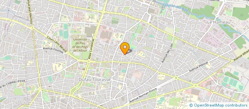 localisation de l'entreprise DENT' A PAU à PAU