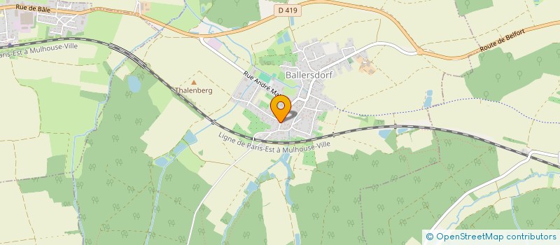 localisation de l'entreprise DENT'ART à BALLERSDORF
