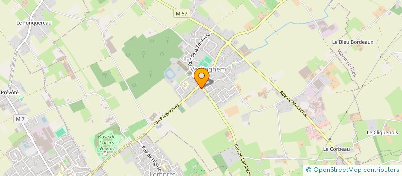 localisation de l'entreprise DENT'CAB à VERLINGHEM