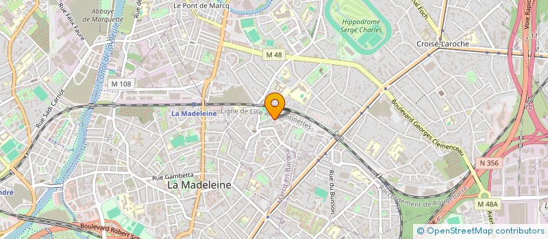 localisation de l'entreprise DENT'EUROP SA à MARCQ-EN-BARŒUL