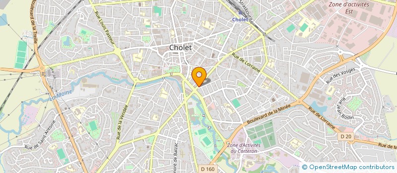 localisation de l'entreprise DENT HALLES à CHOLET