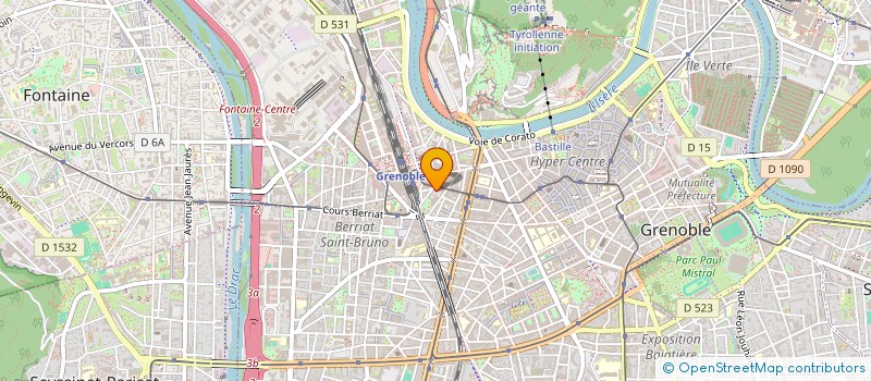 localisation de l'entreprise DENT'IMMO  GRENOBLE