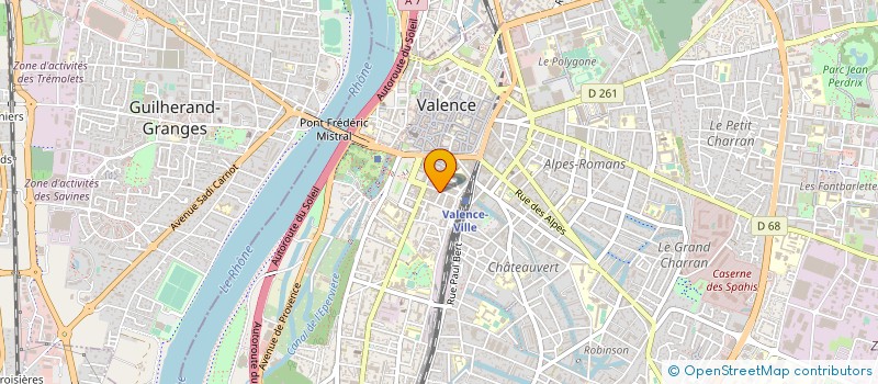 localisation de l'entreprise DENT'INVEST  BEAUMONT-LES-VALENCE