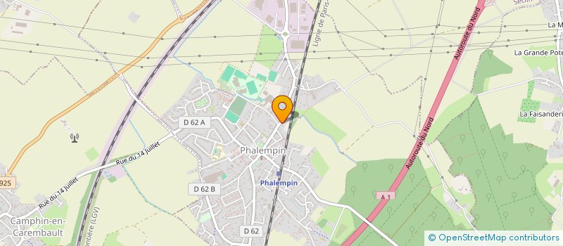 localisation de l'entreprise DENT.MA  PHALEMPIN