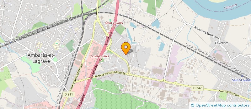 localisation de l'entreprise DENT TA BULLE  AMBARES-ET-LAGRAVE