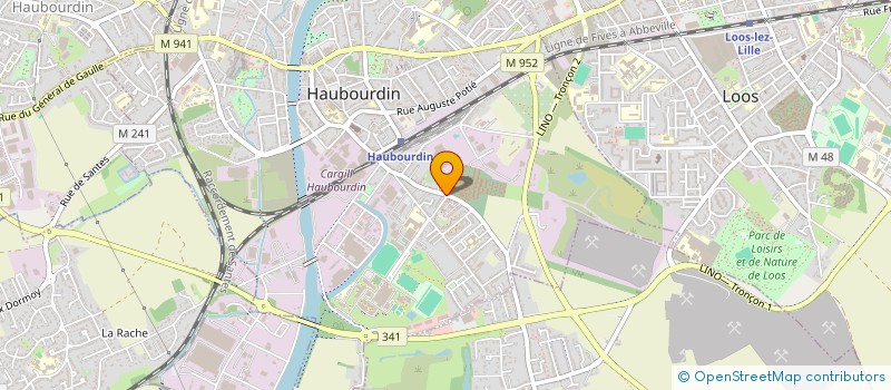 localisation de l'entreprise DENTA'WEPPES  HAUBOURDIN