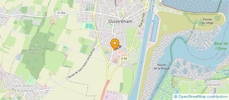 localisation de l'entreprise DENTABIO à OUISTREHAM