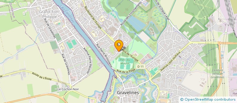 localisation de l'entreprise DENTAGRAM à GRAVELINES