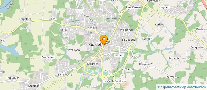 localisation de l'entreprise DENTAGRO  GUIDEL