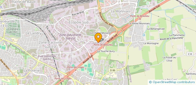 localisation de l'entreprise DENTAIR'CONCEPT  CESSON-SEVIGNE