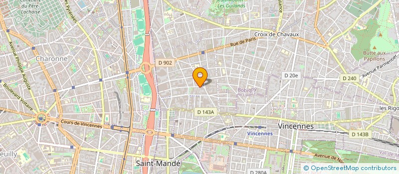localisation de l'entreprise DENTAIRAMA SOINS DENTAIRE POUR TOUS à MONTREUIL