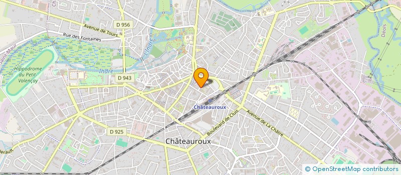 localisation de l'entreprise DENTAIRE ALBERT 1ER à CHATEAUROUX