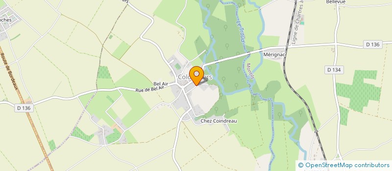 localisation de l'entreprise DENTAIRE DE L'ESTUAIRE  COLOMBIERS