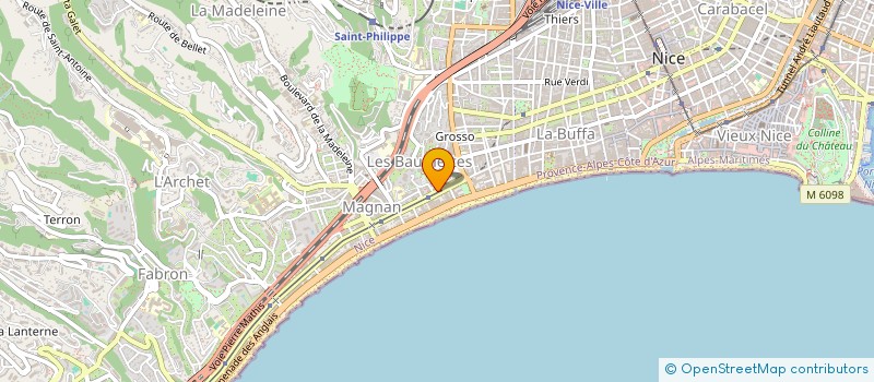 localisation de l'entreprise DENTAIRE FRANCE-PROMENADE à NICE