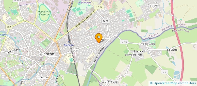 localisation de l'entreprise DENTAIRE' IM à ALENCON