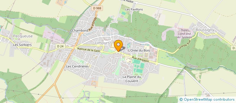 localisation de l'entreprise DENTAIRE-LIMOURS  LIMOURS