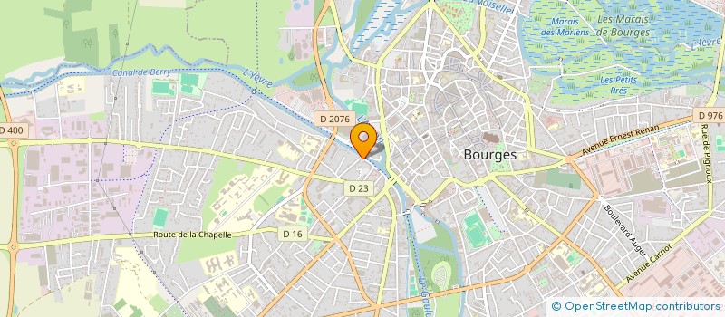 localisation de l'entreprise DENTAIRE LOUIS XI à BOURGES