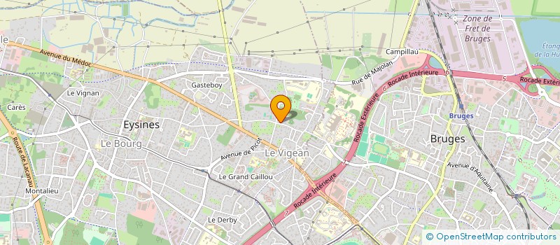 localisation de l'entreprise DENTAIRE MALERET  EYSINES