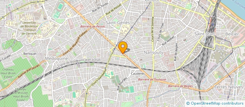 localisation de l'entreprise DENTAIRE ROOSEVELT  TALENCE