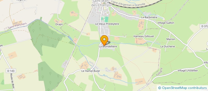 localisation de l'entreprise DENTAIS  SAINT-JEAN-DES-CHAMPS