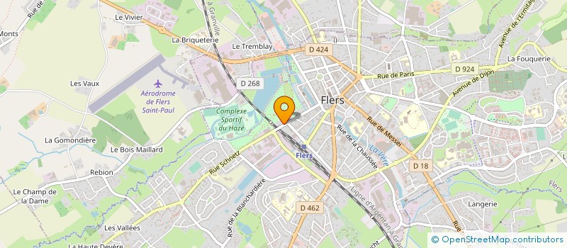 localisation de l'entreprise DENTAL 2 A à FLERS